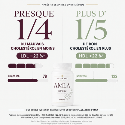 Amla | Reprenez le contrôle de votre cholestérol
